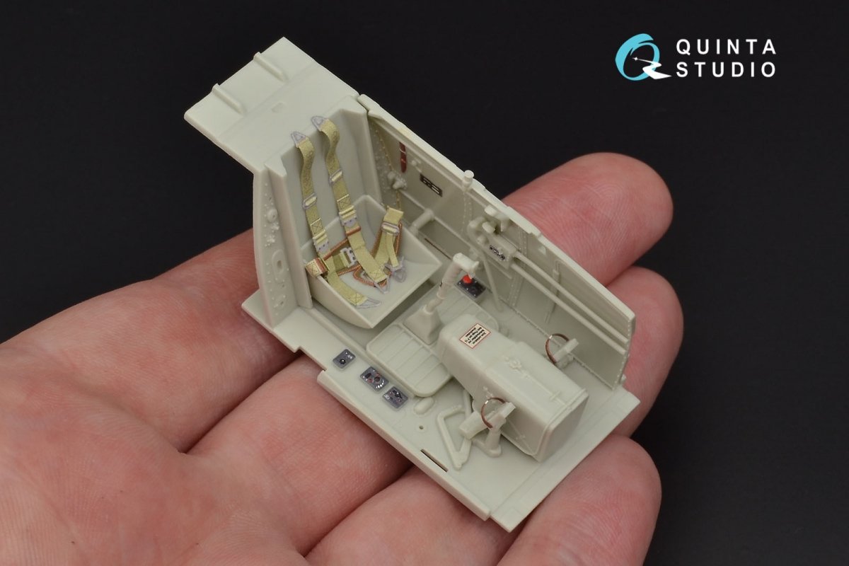 Quinta Studio QD32045 Bf 109G-10 3D-Printed &amp;amp; coloured Interior on decal paper (for Revell kit) 1/32 – Bild 7