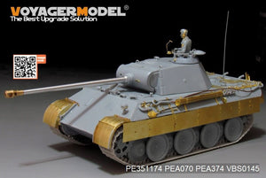 Maquette Voyager PE351174 Panther A allemand de la Seconde Guerre mondiale, version de base (pour MENG TS-046), échelle 1/35 – image 4