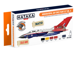 Hataka HTK-CS85 Modern Royal Air Force paint set vol. 4 (6x17ml)