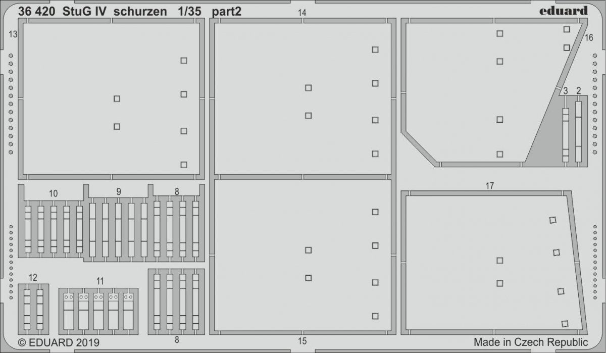 Eduard 36420 StuG IV schurzen ACADEMY 1/35 – Bild 2