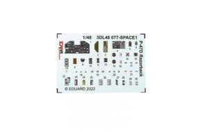 Eduard 3DL48077 P-47D Razorback SPACE TAMIYA 1/48 – immagine 4