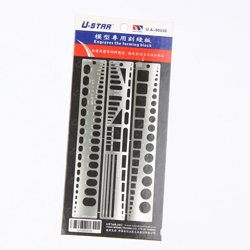 U-STAR UA-90036 Model Engraved Line Board (curves)