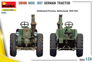 MiniArt 24003 GERMAN TRACTOR D8506 MOD. 1937 1/24 – immagine 5