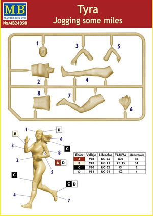 Master Box 24050 Jogging spme miles. Tyra 1/24 – image 2