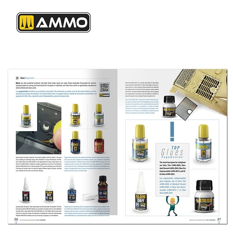 Ammo by Mig 6300 Scale Modeling for Beginners Vol. 1: Assembly (Bilingual English &amp;amp; Spanish) – immagine 8
