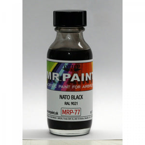 MR. Paint MRP-077 NATO BLACK Modern AFV 30ml – immagine 2