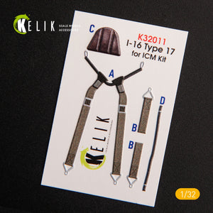 KELIK K32011 I-16 TYPE 17 - INTERIOR 3D DECAL FOR ICM KIT 1/32 – Bild 2