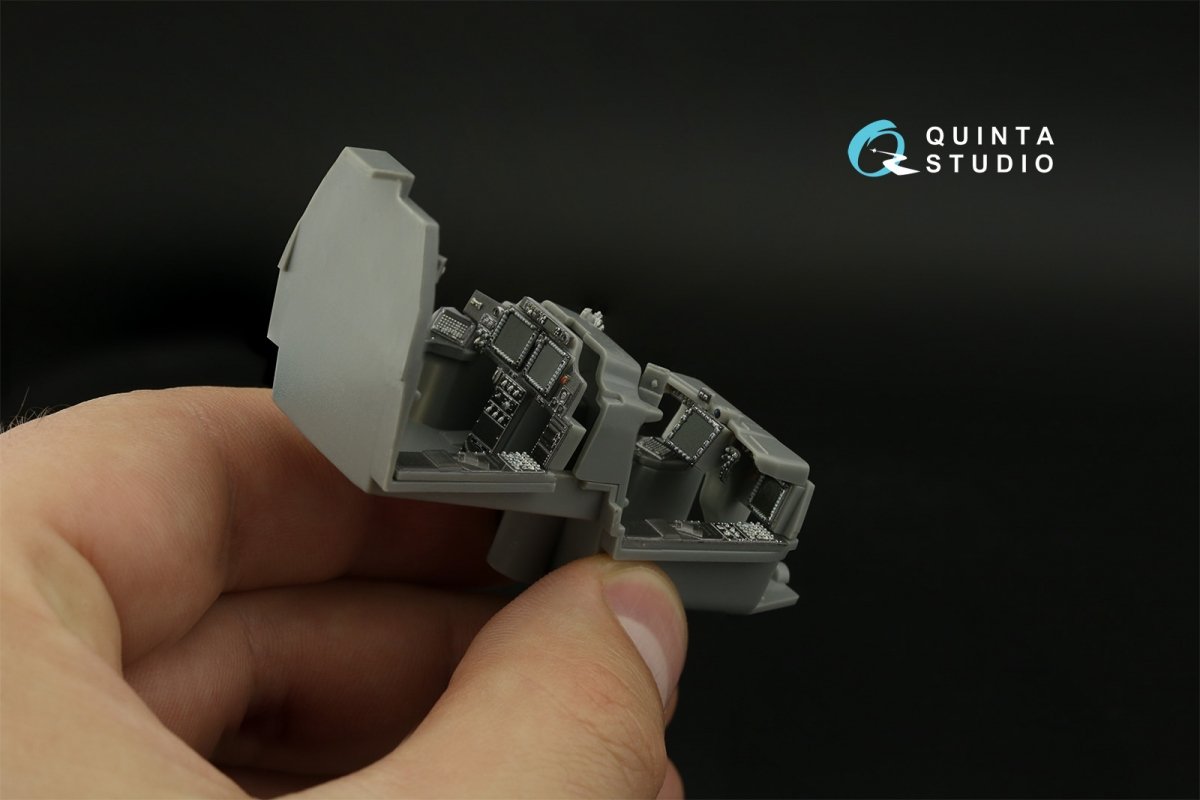 Quinta Studio QD48375 AH-64E 3D-Printed &amp;amp; coloured Interior on decal paper (Hasegawa) 1/48 – Bild 9