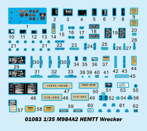Trumpeter 01083 M984A2 HEMTT Wrecker 1/35 – immagine 3