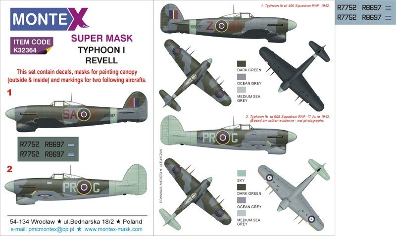 Montex K32364 TYPHOON Ib (PORTE DE VOITURE) 1/32