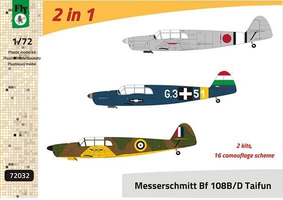 Fly 72032 Messerschmitt Bf 108B/D Taifun 1/72