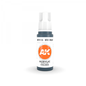 AK Interactive AK11185 STAR BLUE – STANDARD 17ml – immagine 2