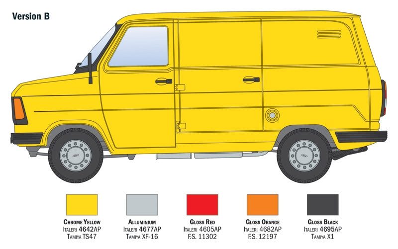 Italeri 3975 Ford Transit "Italeri" 1/24