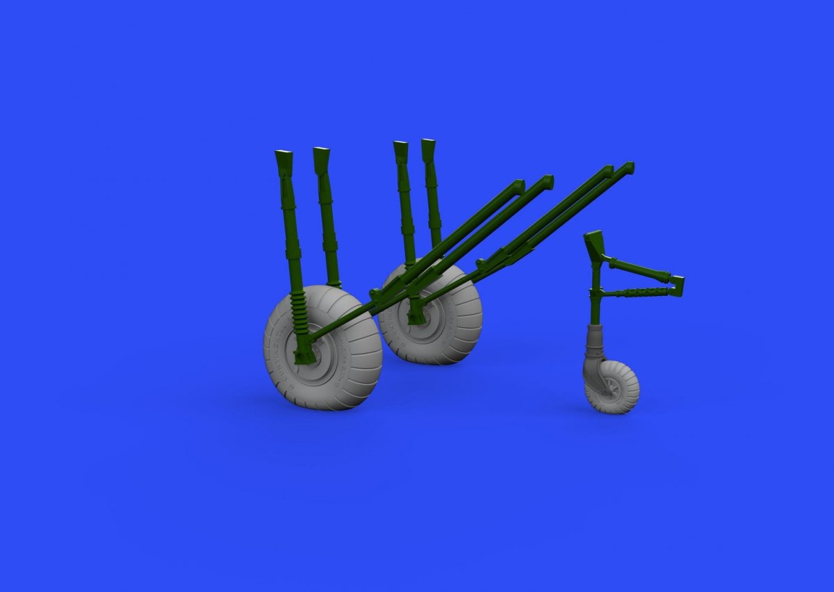 Eduard 648542 He 111 early wheels 1/48 ICM – image 2