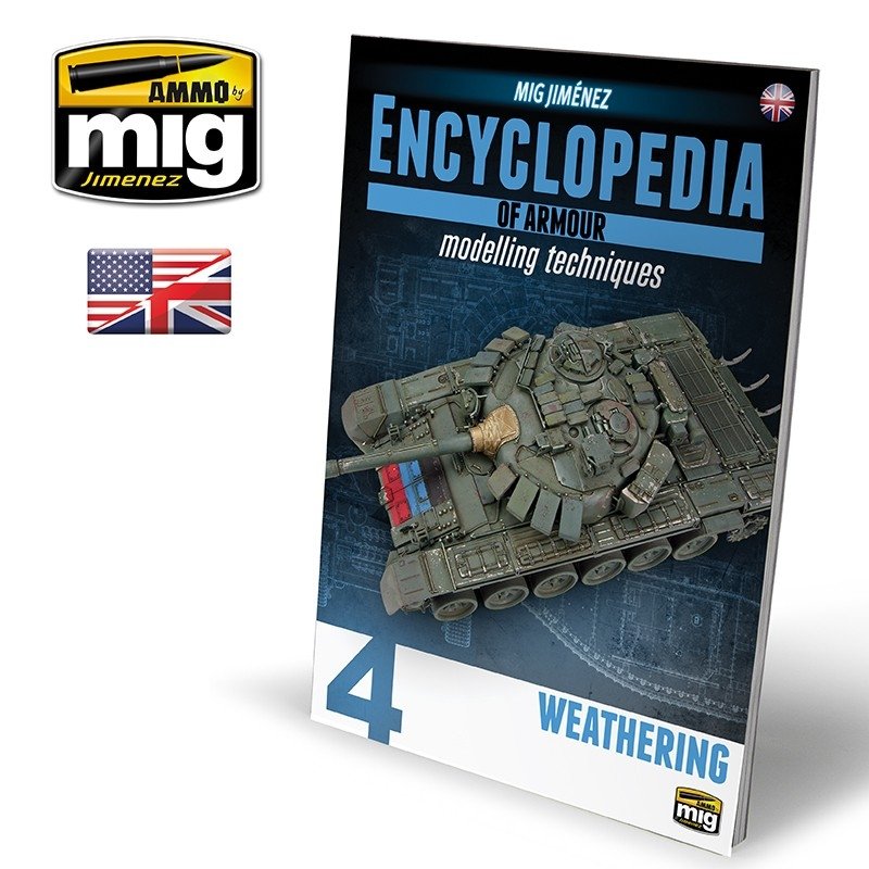 AMMO of Mig Jimenez 6153 ENCYCLOPEDIA OF ARMOUR MODELLING TECHNIQUES VOL. 4 - WEATHERING (English)