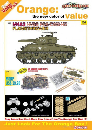 Cyber Hobby 9124 M4A3 HVSS POA-CWS-H5 1/35 – immagine 2