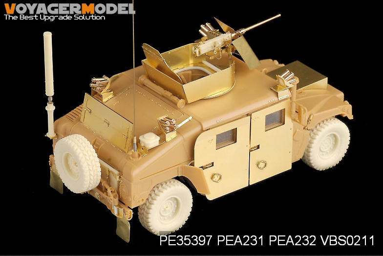 Voyager Model PEA232 Modern USMC HUMVEE M1114 Space Amour (GP) 1/35 – Bild 2