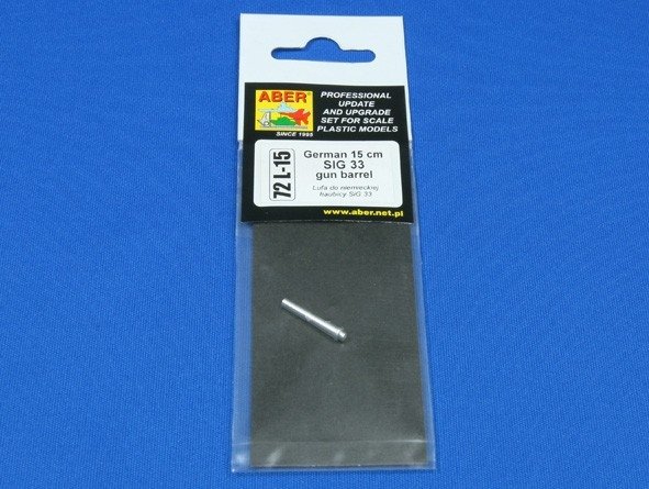 Aber 72L-15 Lufa 15cm do niemieckiej haubicy SiG 33 / German 15cm SIG 33 gun barrel 1/72 – immagine 4
