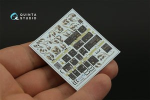 Quinta Studio QD35118 AH-64D Extended forward avionics bays 3D-Printed &amp;amp; colored Interior on decal paper (Takom) 1/35 – image 7