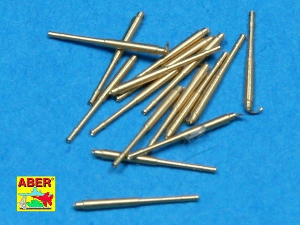 Aber 1/700L-16 Set of 16 pcs 105 mm SFLAK barrels SKC/33 used in C/31 mount for German war ships 1/700