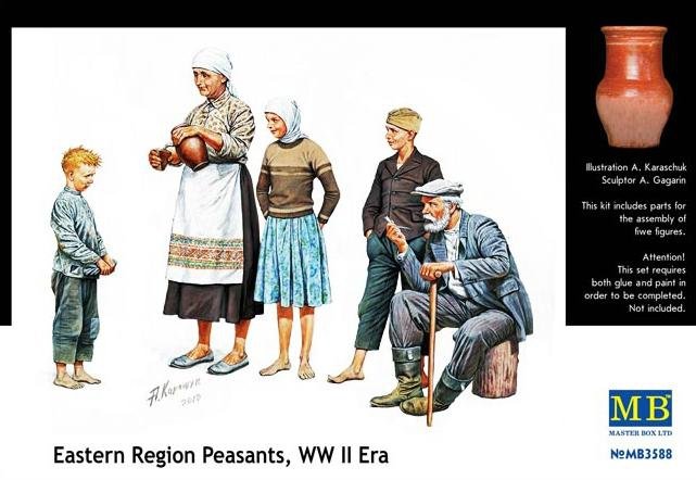 Boîte principale 3588 Paysans de la région de l&amp;#39;Est (1/35)
