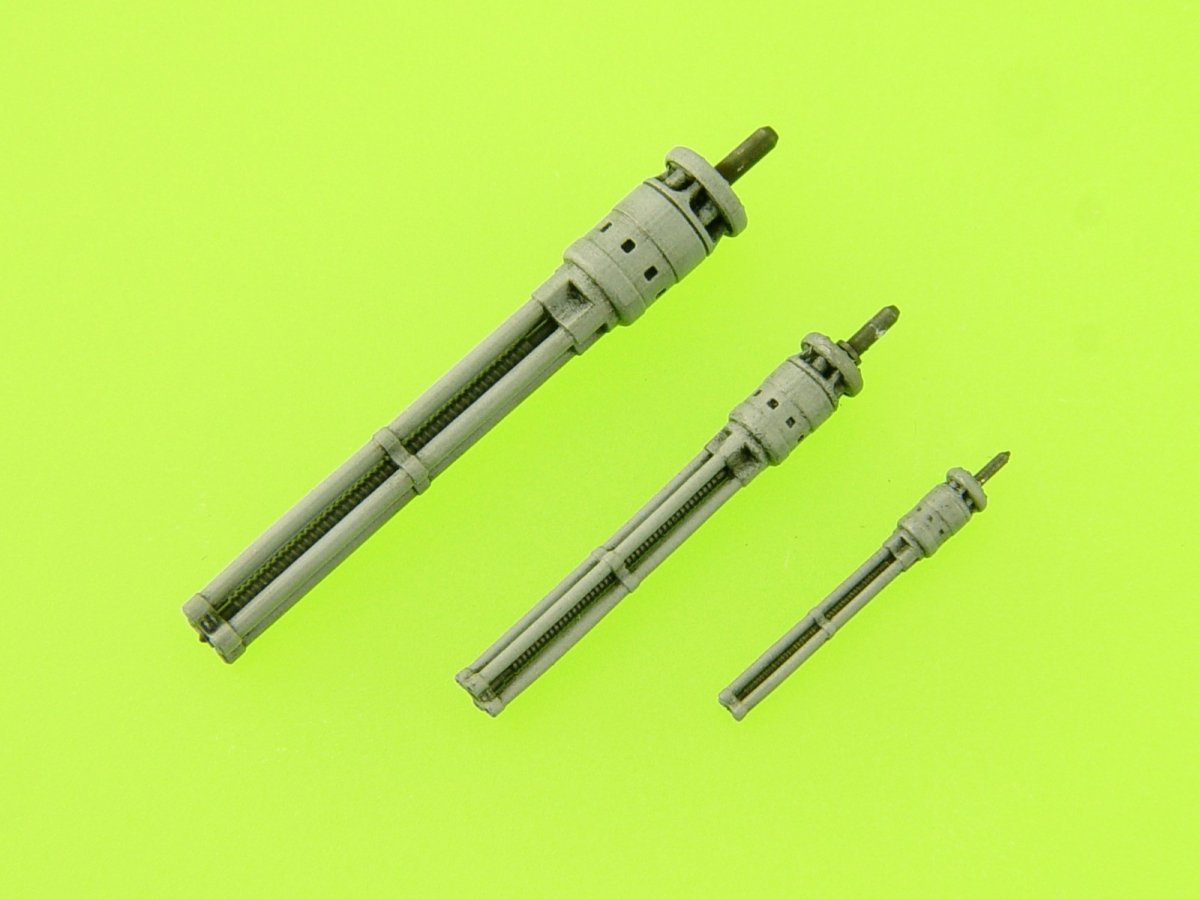 Master AM-48-126 Mi-24 (Hind D/E) - JakB-12.7 machine gun barrel and DUAS probe (metal and resin parts) 1/48 – Bild 10