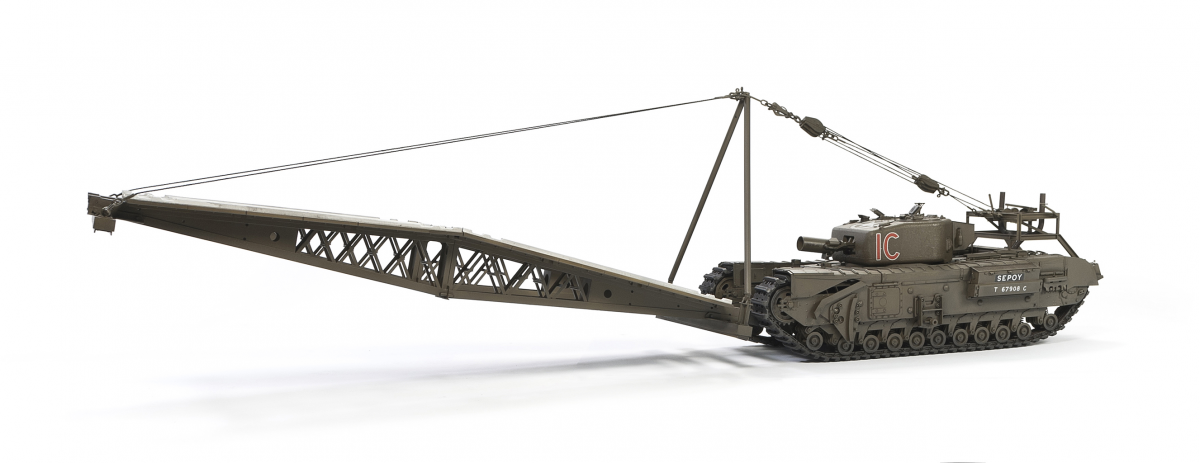 AFV Club 35342 Churchill MK.IV AVRE with SBG bridge 1/35 – imagen 3
