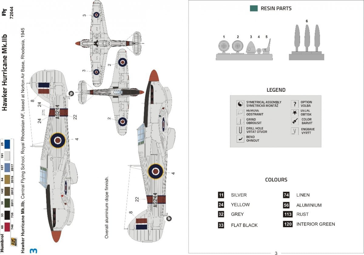 Fly 72044 Hawker Hurricane Mk.IIb 1/72 – image 5