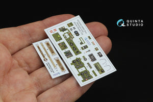Intérieur imprimé en 3D et coloré sur papier décalcomanie (Border Model) Quinta Studio QD35083 A6M2 Zero (Mitsubishi Prod.) 1/35 – image 2