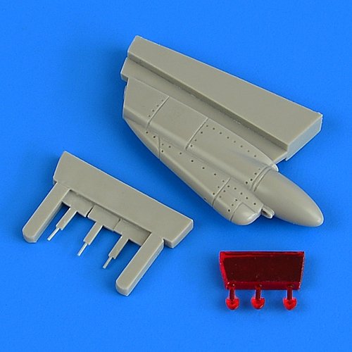 Quickboost QB48790 F-14A/B Tomcat Chin Pod - early v. Tamiya 1/48