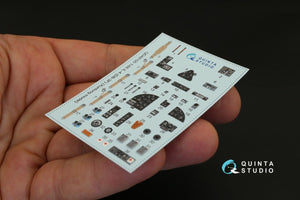 Quinta Studio QD48100 IL-4 3D-Printed &amp;amp; coloured Interior on decal paper (for Xuntong kit) 1/48 – imagen 5