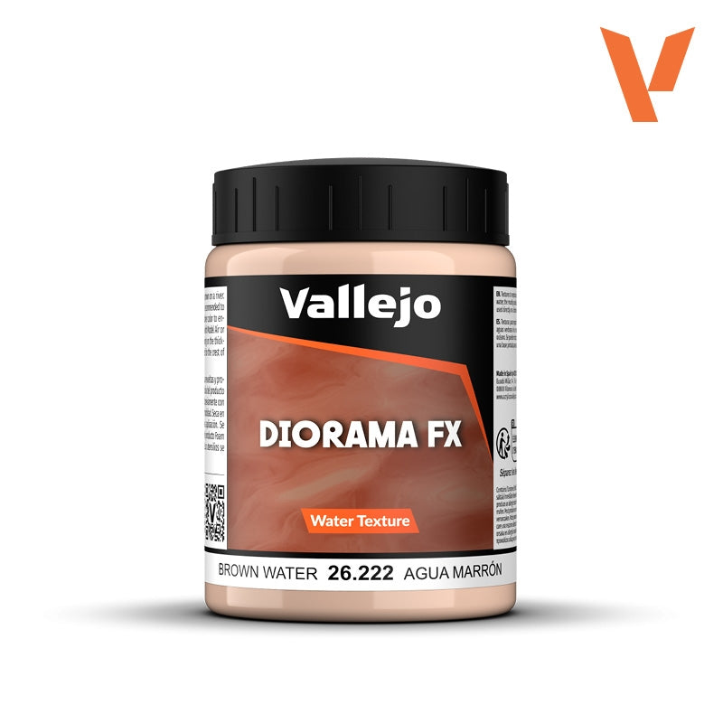 Vallejo 26222 Brown Water - Diorama FX 200ml