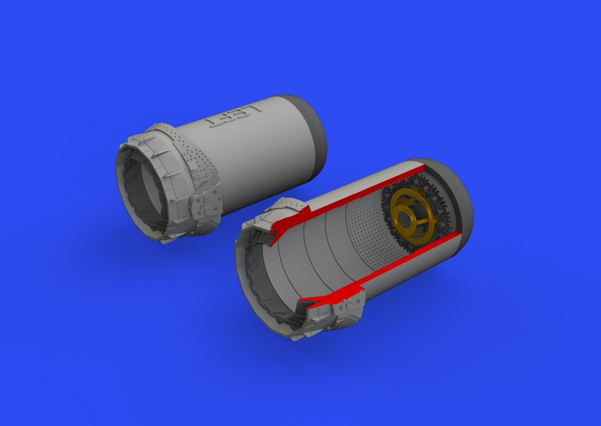 Eduard 672270 Tornado GR.1 exhaust nozzles EDUARD/REVELL 1/72 – immagine 5