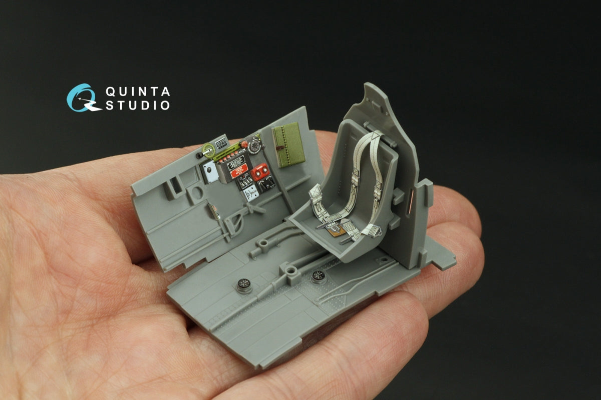Quinta Studio QD32220 P-40N late 3D-Printed coloured Interior on decal paper (Hasegawa/Eduard) 1/32 – Bild 8