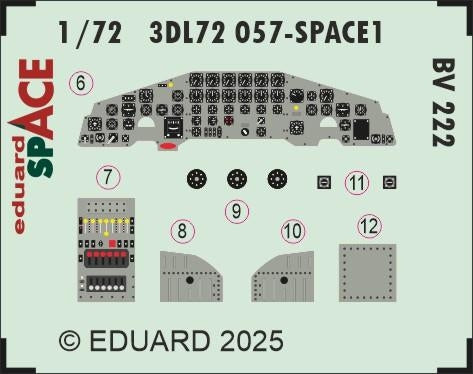Eduard 3DL72057 BV 222 SPACE Revell 1/72 – imagen 3