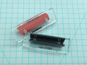 U-Star UA-91595B Transparent Grinding plate black – immagine 3