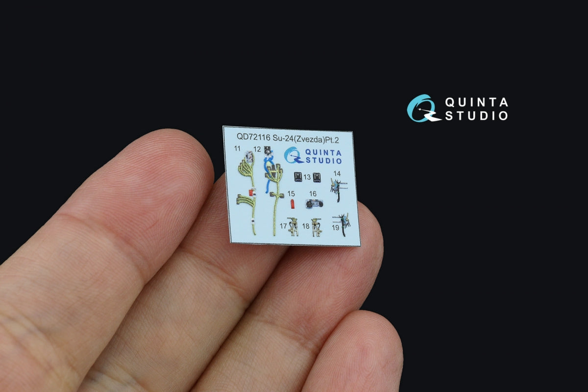Quinta Studio QD+72117 Su-24MR 3D-Printed coloured Interior on decal paper (Zvezda) (with 3D-printed resin part) 1/72 – zdjęcie 6