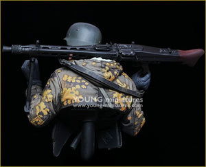 Young Miniatures YM1882 German Machine Gunner Eastern Front WWII 1/10 – immagine 4