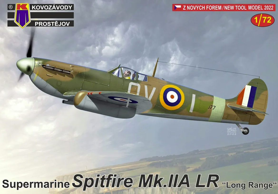 Kovozavody Prostejov KPM0305 Spitfire Mk.IIa LR « Longue Portée » 1/72