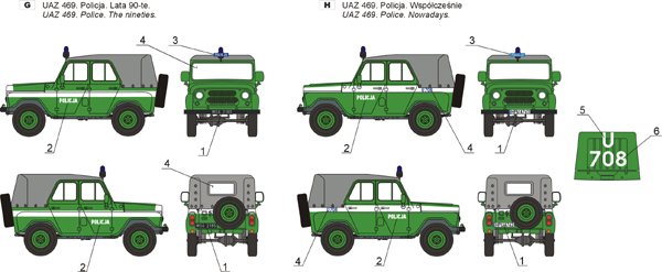 ToRo Model 35D22 - UAZ-469 in Poland vol.1 1/35 – Bild 3