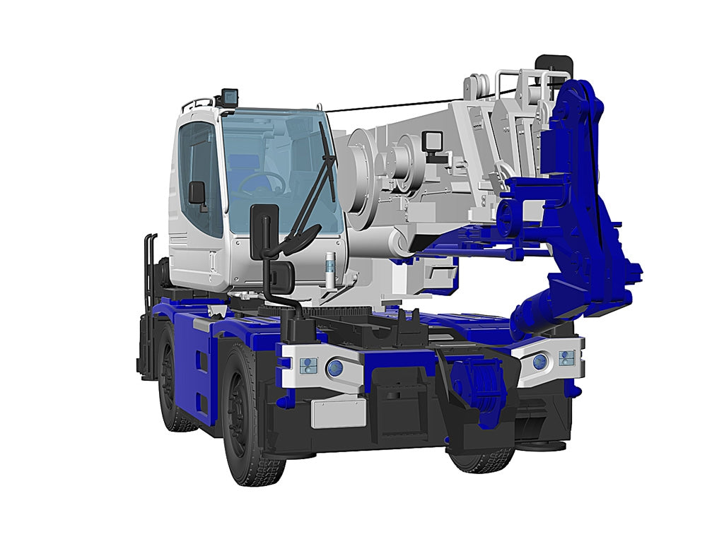 Hasegawa 66110 Tadano Rough Terrain Crane GR-130NL/N CREVO Mini G4 &amp;quot;H-Type Outrigger&amp;quot; 1/35 – image 8