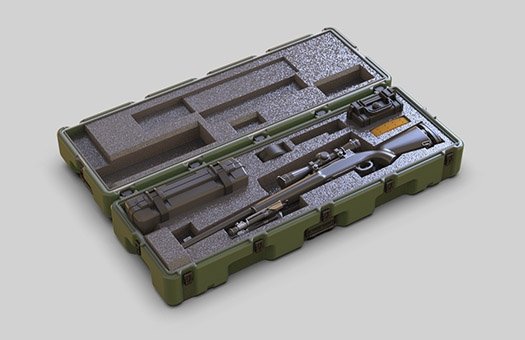 Eureka XXL E-075 Étui pour fusil PELICAN M24 de l&amp;#39;armée américaine moderne avec système d&amp;#39;arme de sniper M24 1/35  – image 2
