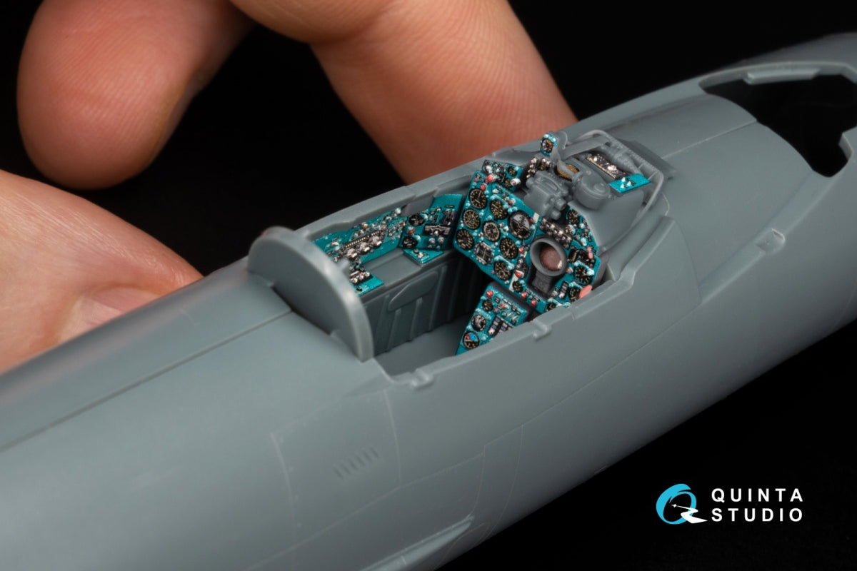 Quinta Studio QD+48576 MiG-21SM Fishbed-J 3D-Printed &amp;amp; coloured Interior on decal paper (Eduard) (with 3D-printed resin parts) 1/48 – Bild 8