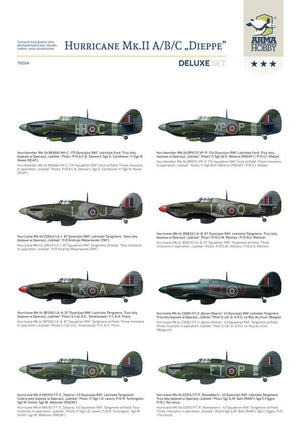 Arma Hobby 70054 Hurricane MkII A/B/C/ &amp;quot;Dieppe&amp;quot; Delux Set 1/72 – immagine 10