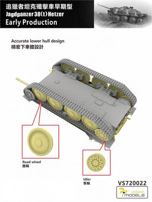 Vespid Models VS720022 Jagdpanzer 38(t) Hetzer Early Production 1/72 – immagine 4