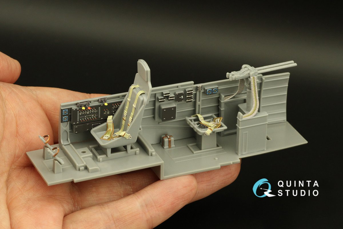 Quinta Studio QD32167 Ju 87D/G 3D-Printed &amp;amp; coloured Interior on decal paper (Hasegawa) 1/32 – Bild 8