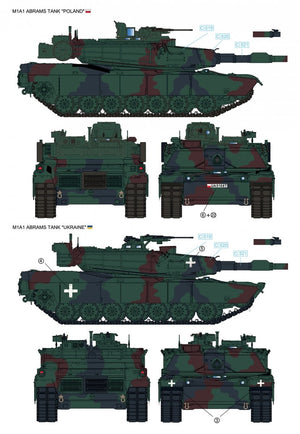 Maquette Rye Field Model 5106 M1A1 Abrams Ukraine/Pologne - Édition limitée 2 en 1 au 1/35  – image 3