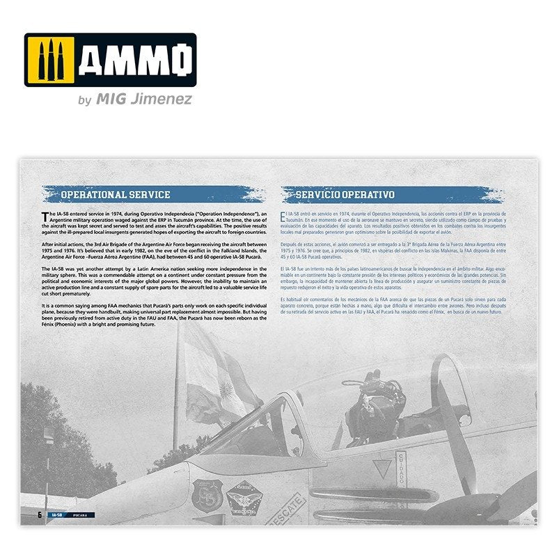AMMO of Mig Jimenez 6025 IA-58 Pucará Visual Modelers Guide (Multilingual) – imagen 2