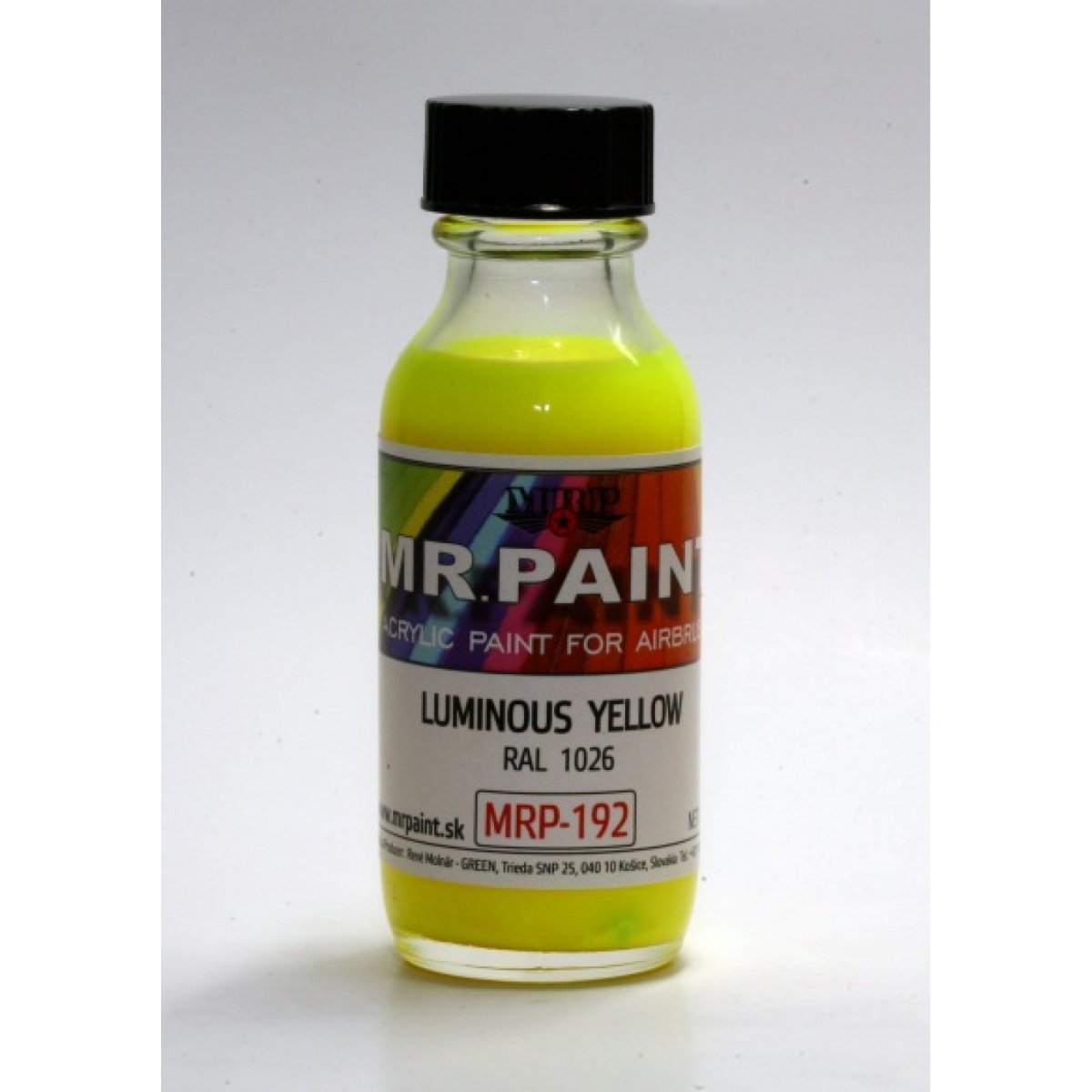 MR. Paint MRP-192 LUMINOUS YELLOW RAL 1026 30ml – immagine 2