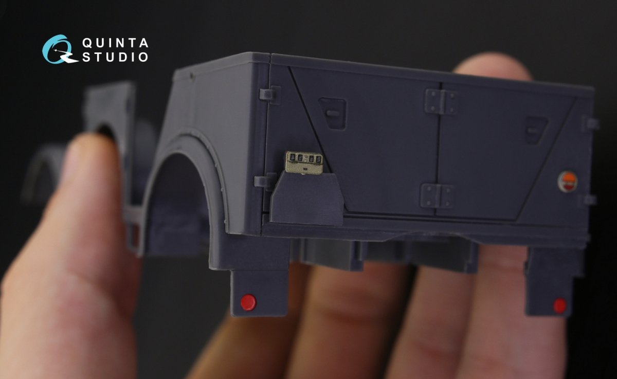 Quinta Studio QD35027 Horch 4X4 type 1a 3D-Printed &amp;amp; coloured Interior on decal paper (for Tamiya kit) 1/35 – Bild 4